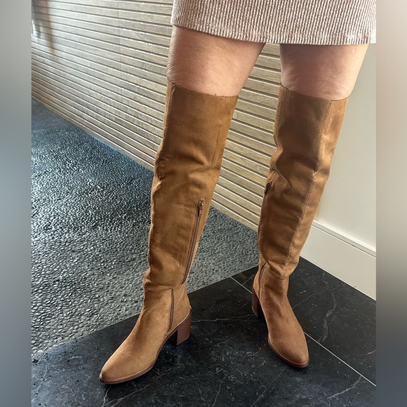 Seychelles Shoes - Seychelles SEXY Brown Over the Knee Suede Tall Boots Winter Spring Boho 6.5 NEW